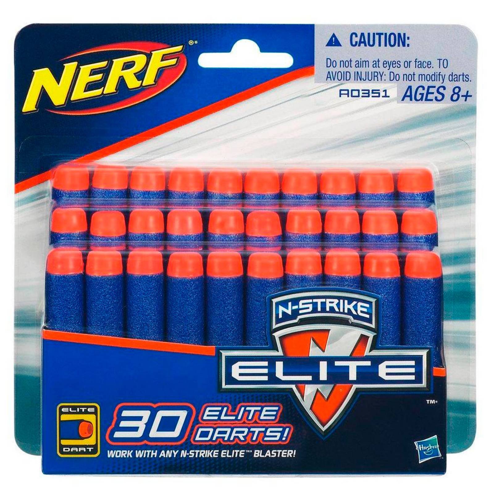 Paquete de 30 Dardos Para Lanzadores NerfStrike Elite Hasbro