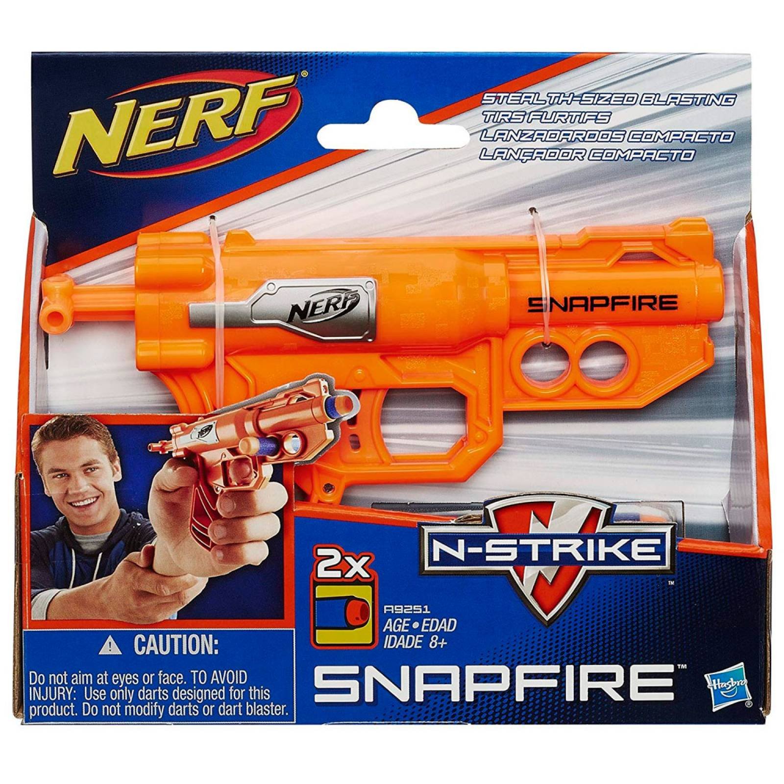 Nerf N-Strike SnapFire Blaster Splinter Compacto Hasbro