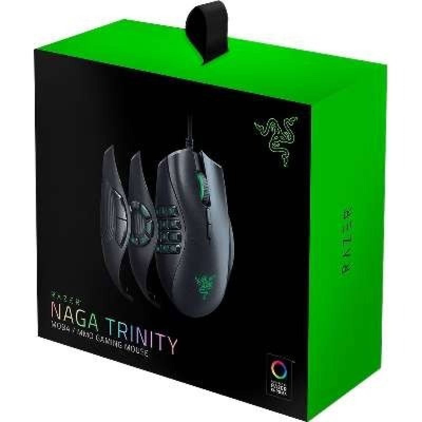 Mouse Gamer Naga Trinity Placa Intercambiable Razer