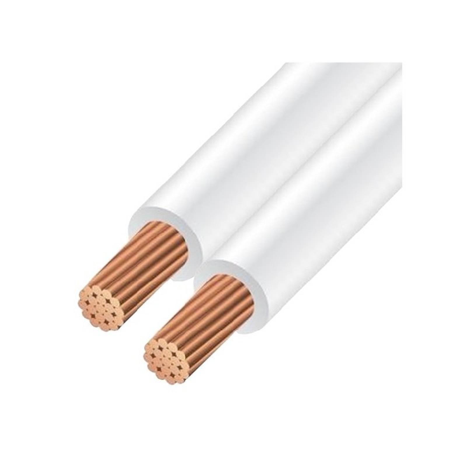 Cable Eléctrico Duplex Blanco 100 Metros Calibre 14 AD-6401 Adir