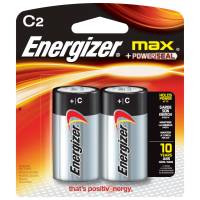 Baterias Pilas C 2 Piezas Alcalinas Max Energizer