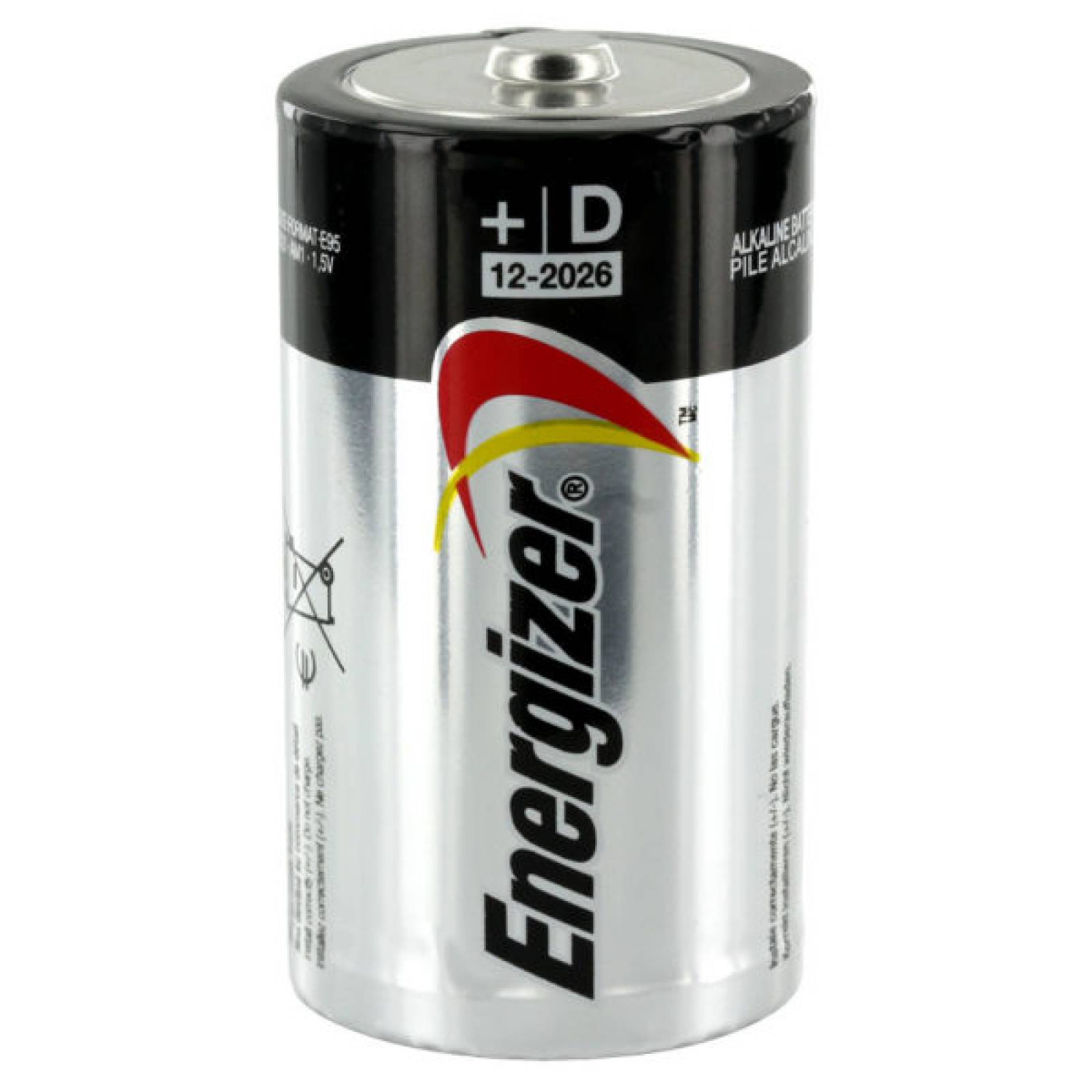 Baterias Pilas D 2 Piezas Alcalinas Max Energizer
