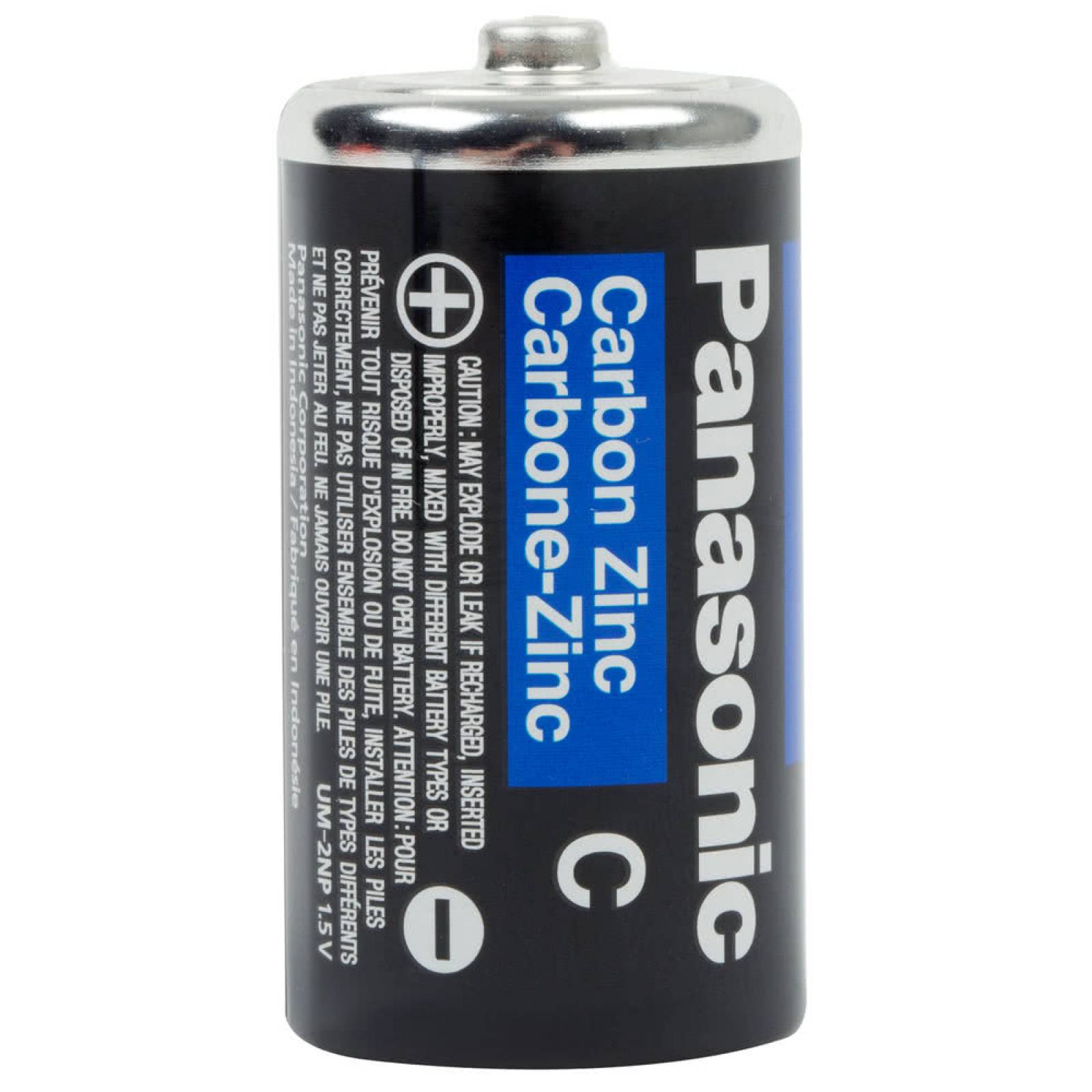 Baterias Pilas Carbon C 2 Piezas Panasonic