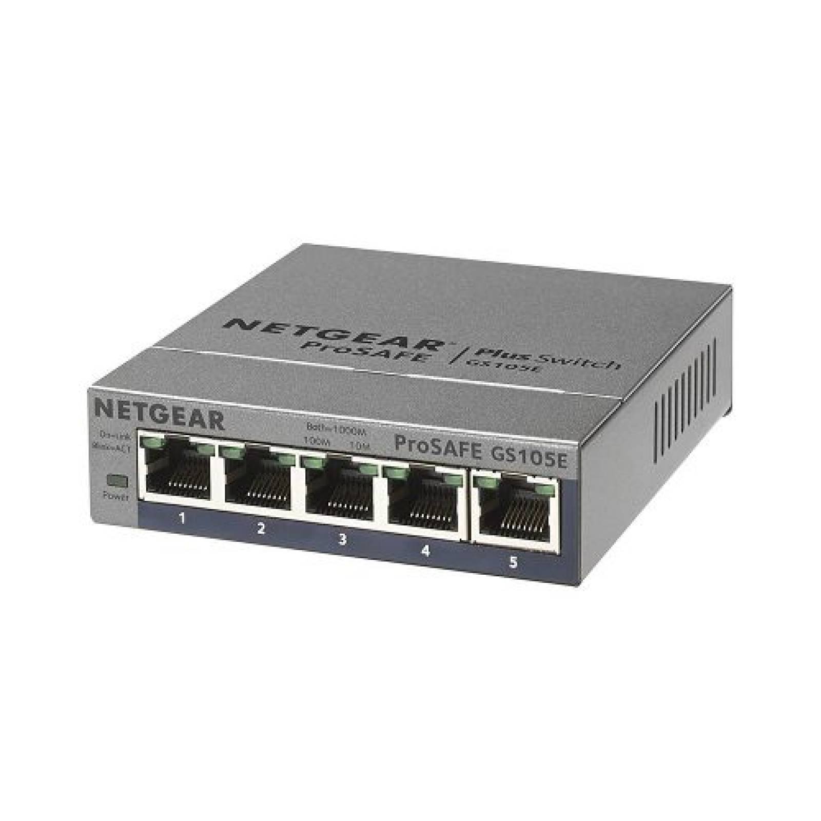 Switch Ethernet Conmutador 5PT Plus Escritorio GS105E Zyxel
