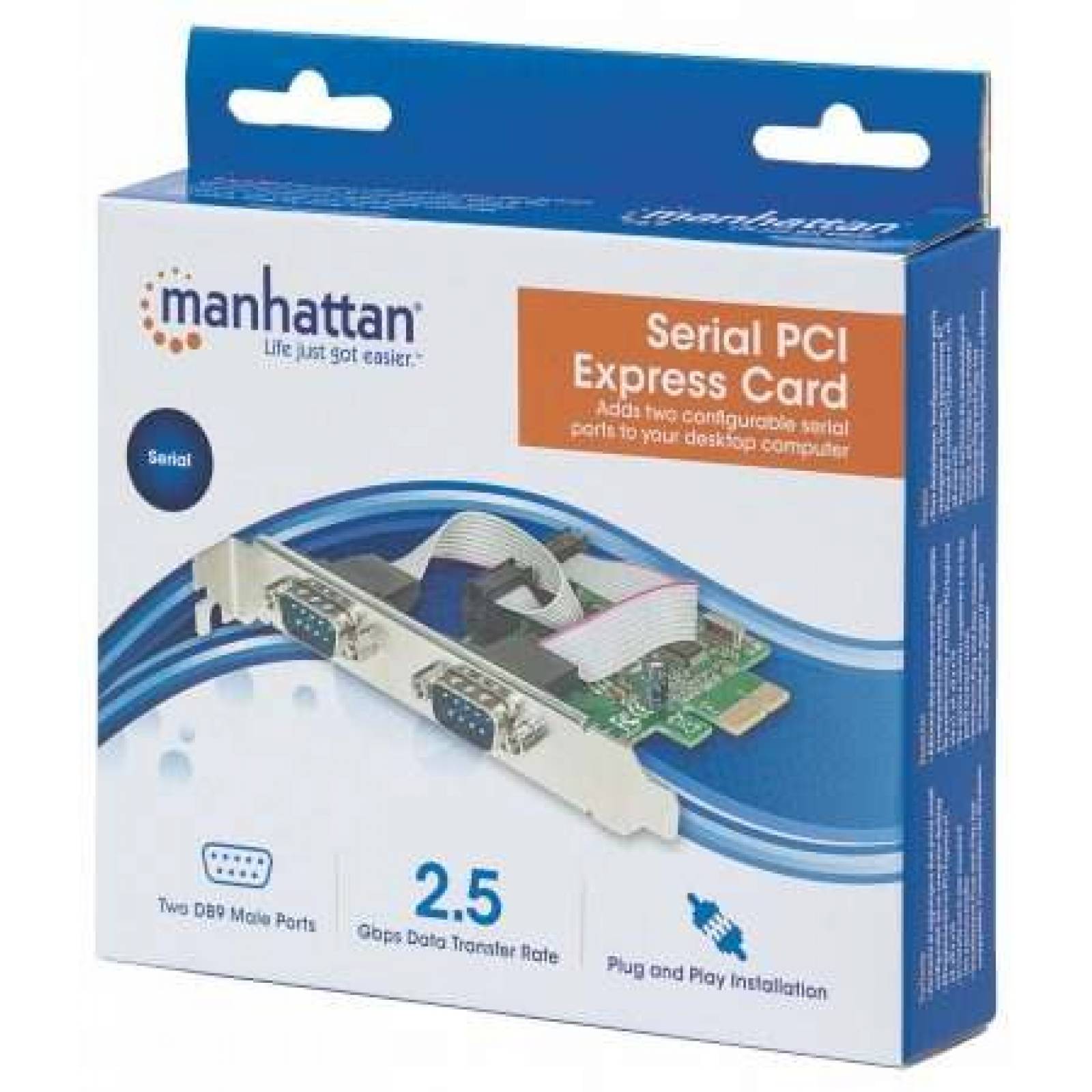 Tarjeta Serial PCI Express Puertos DBM Mamhattan