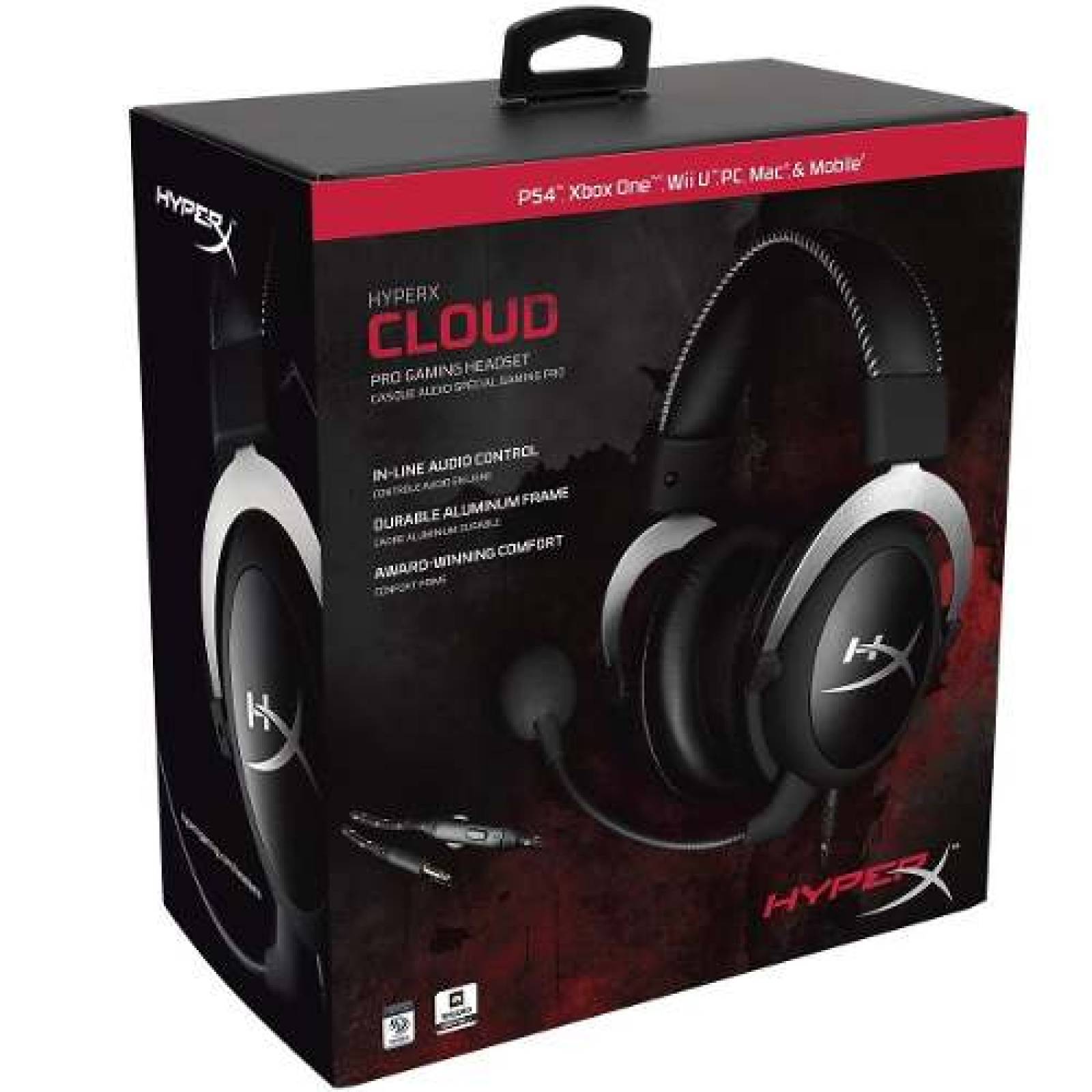 Auriculares Audifonos Gaming HyperX Cloud Plata Kingston