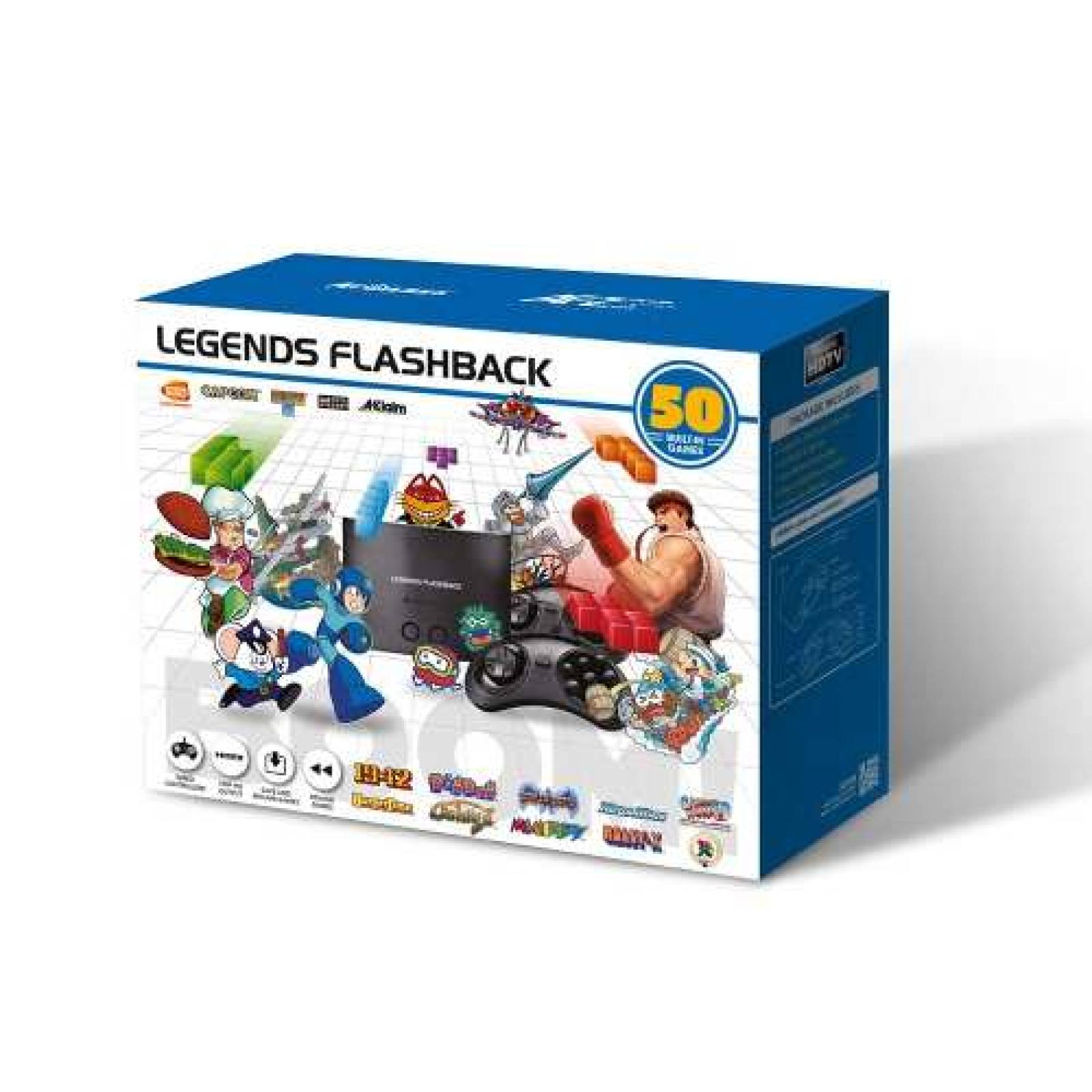 Consola Portable Arcade Legends Flashback Boom 50 Juegos