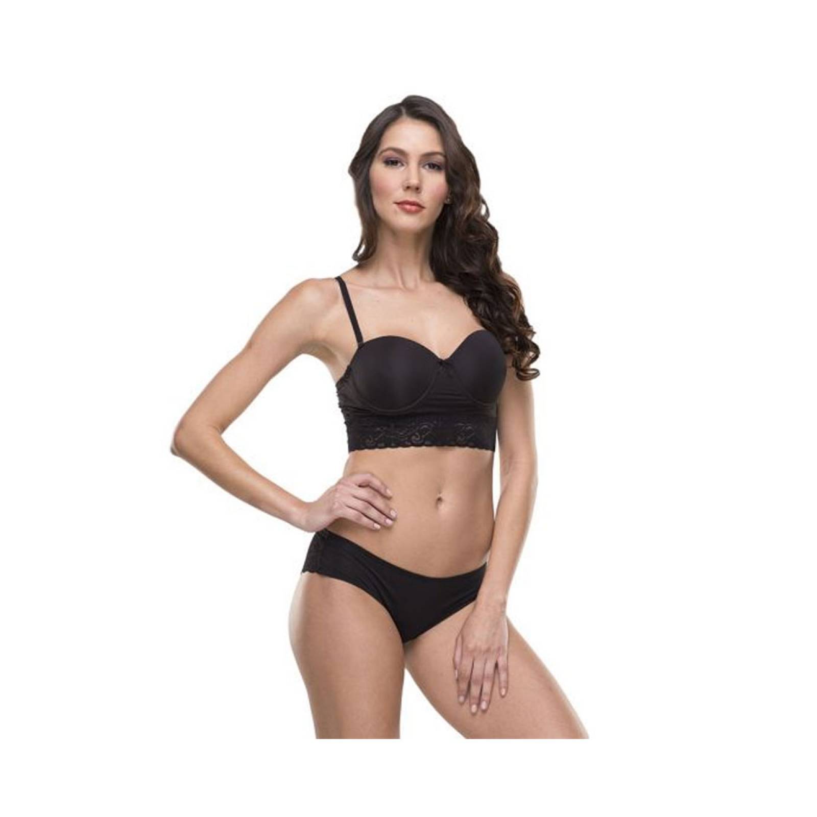 Conjunto Lencería Mujer JL11 Negro Valeria Intimates
