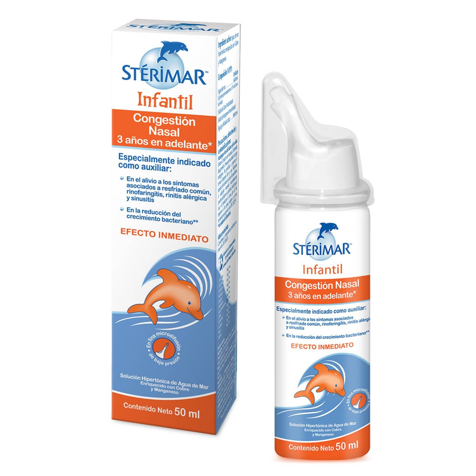 Humectante Nasal Agua Marina Infantil 50 ml Stérimar