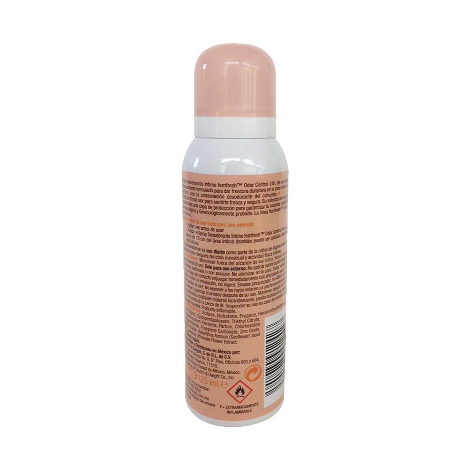Higiene Íntima Femenina Spray Desodorante 125 ml Femfresh
