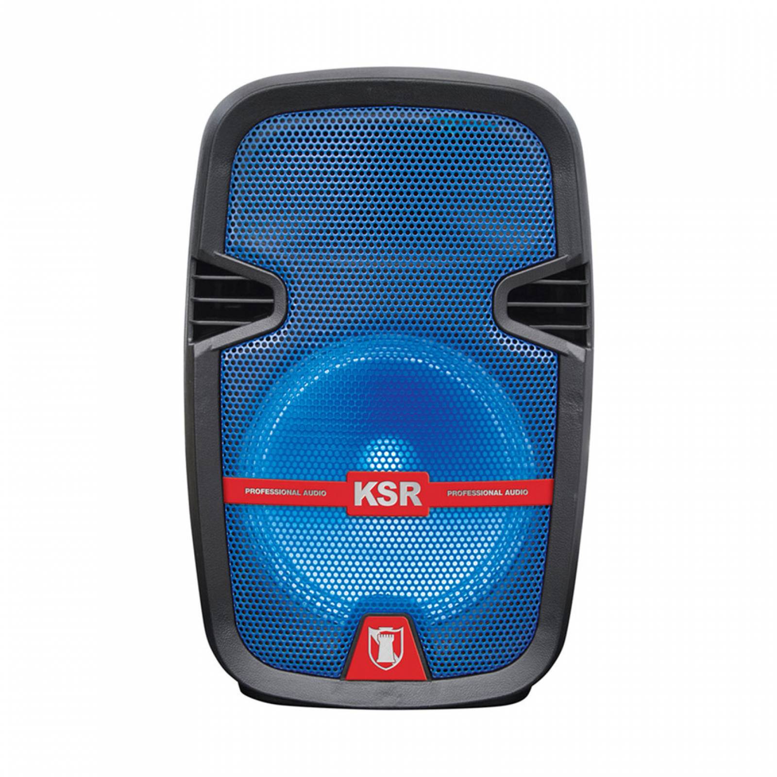 Bafle amplificado y recargable Kaiser 8" con rejilla azul