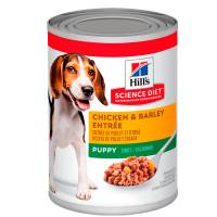 Alimento Perro Cachorro Trozos Pollo Lata 368 G Hills
