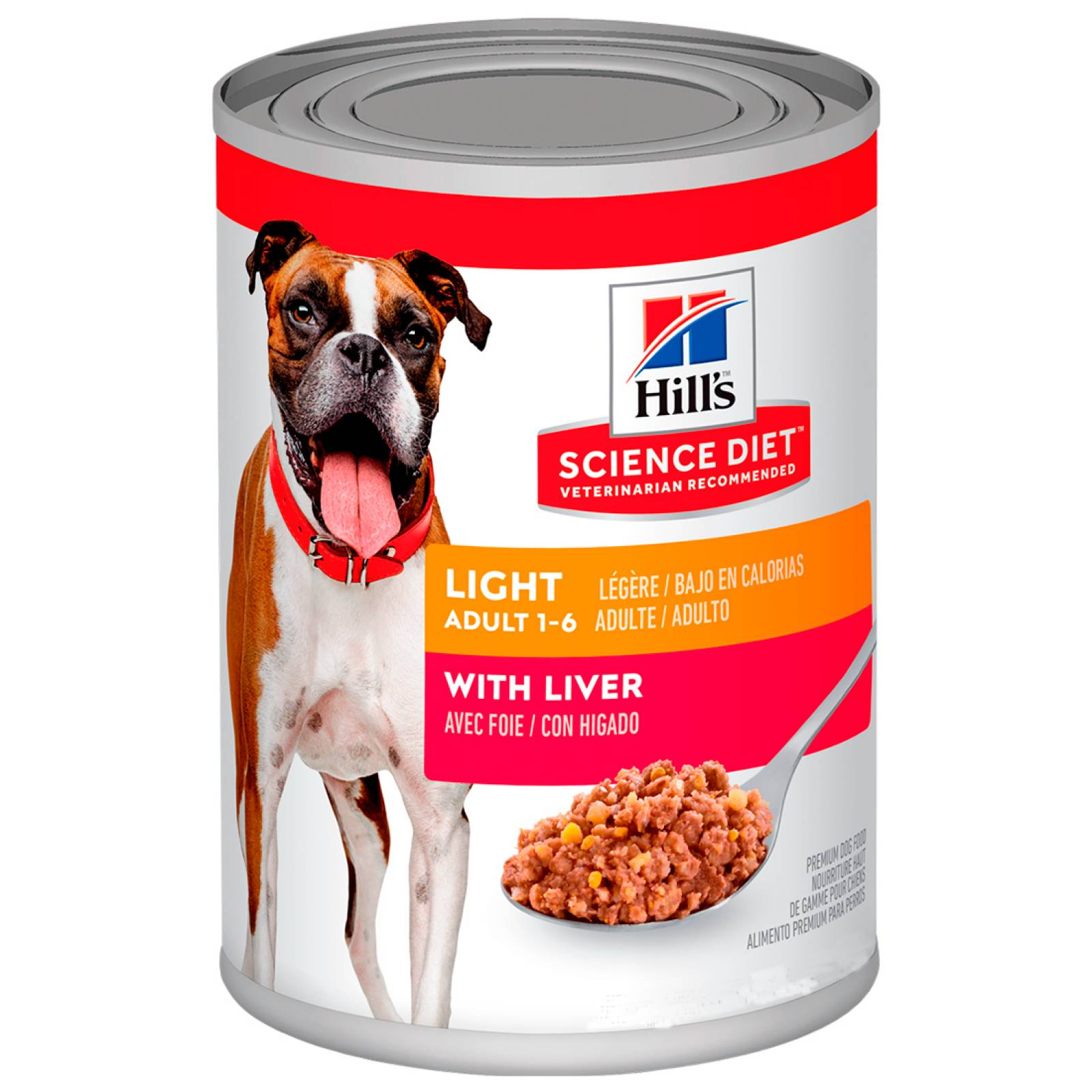 Alimento Perro Trozos Pollo Adulto Light 0.36 Kg Hills