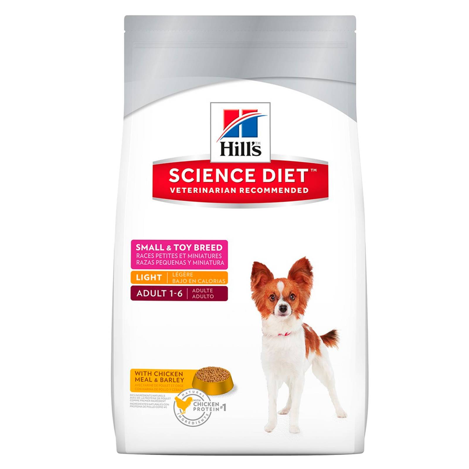 Alimento Perro Croquetas Raza Pequeña Light 2 Kg Hills