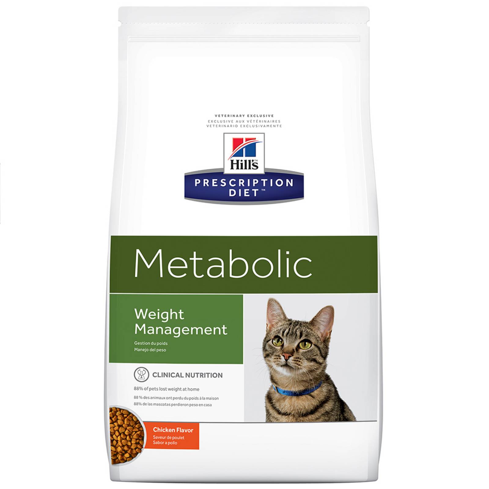 Alimento Gato Croquetas Prescription Metabolic 1 Kg Hill's