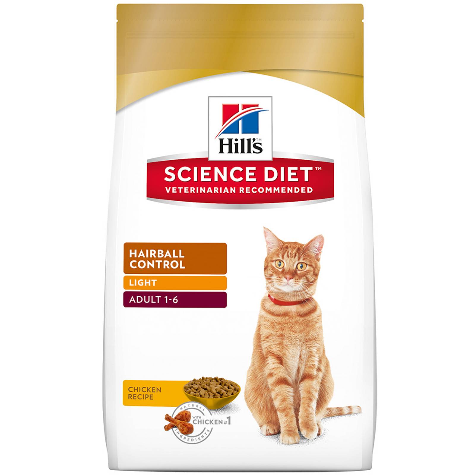 Alimento Croquetas Gato Adulto Pollo Nutrición 3 Kg Hill's