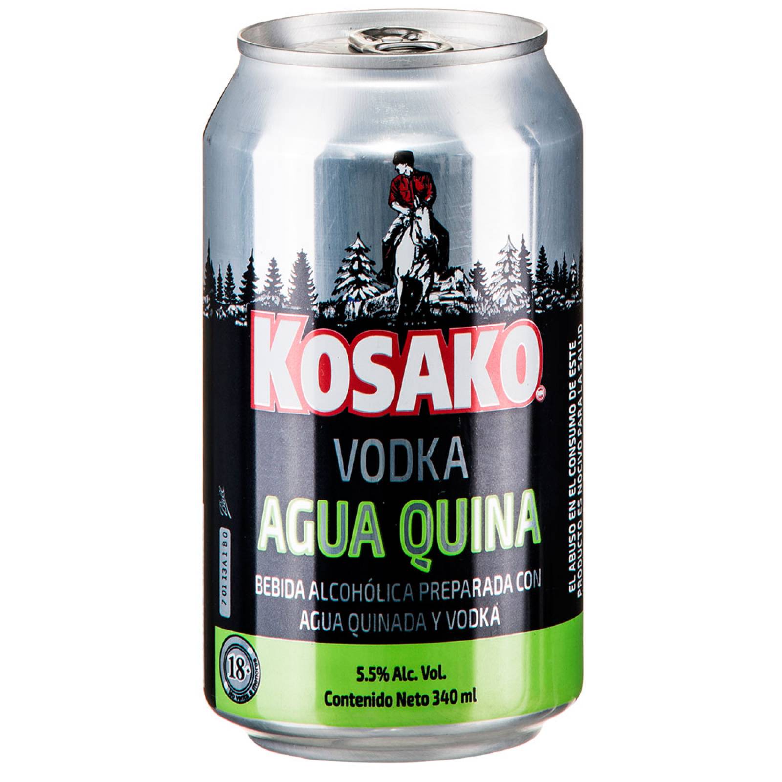 Bebida Vodka Agua Quina 340 ml 1306 Kosako