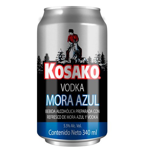 Bebida Vodka Mora Azul 1308 340 ml Kosako