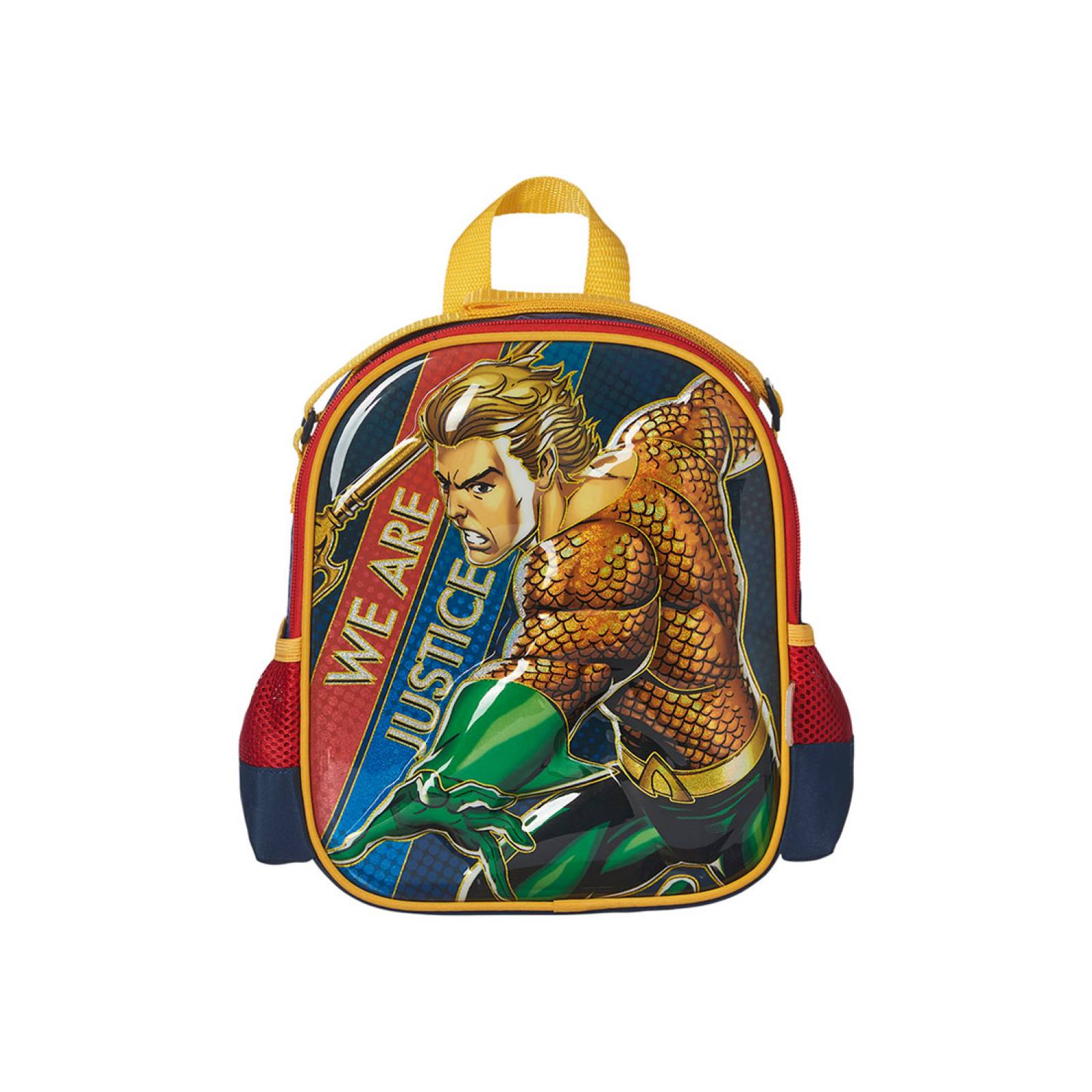 Lonchera Escolar Amplia Infantil Aquaman JL83019LB Urbania