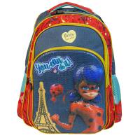 Mochila Escolar Amplia Infantil Lady Bug Lb84275Mb Urbania