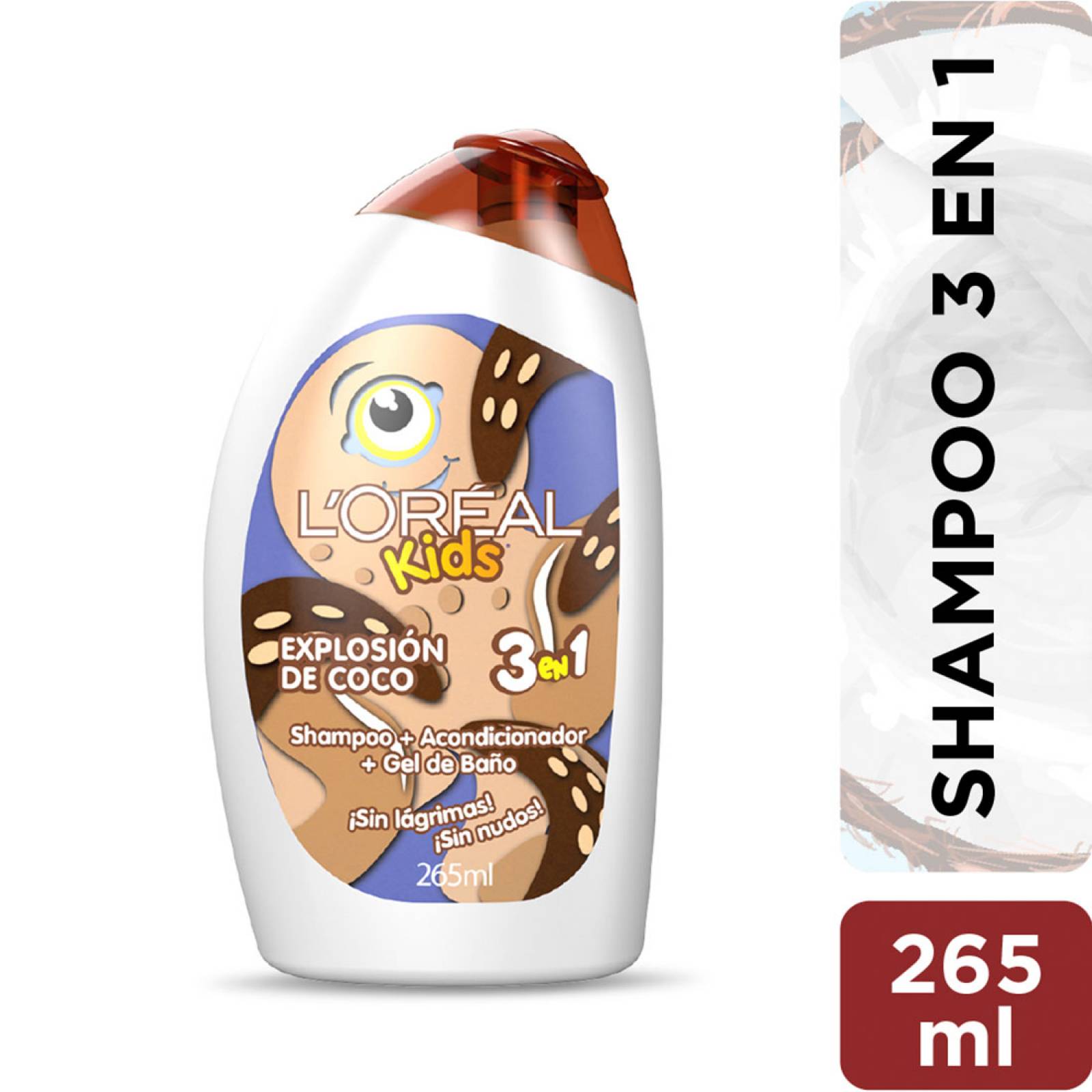 Shampoo 3 En 1  Fantásticos Olores Kids 265 ml L'Oréal Paris