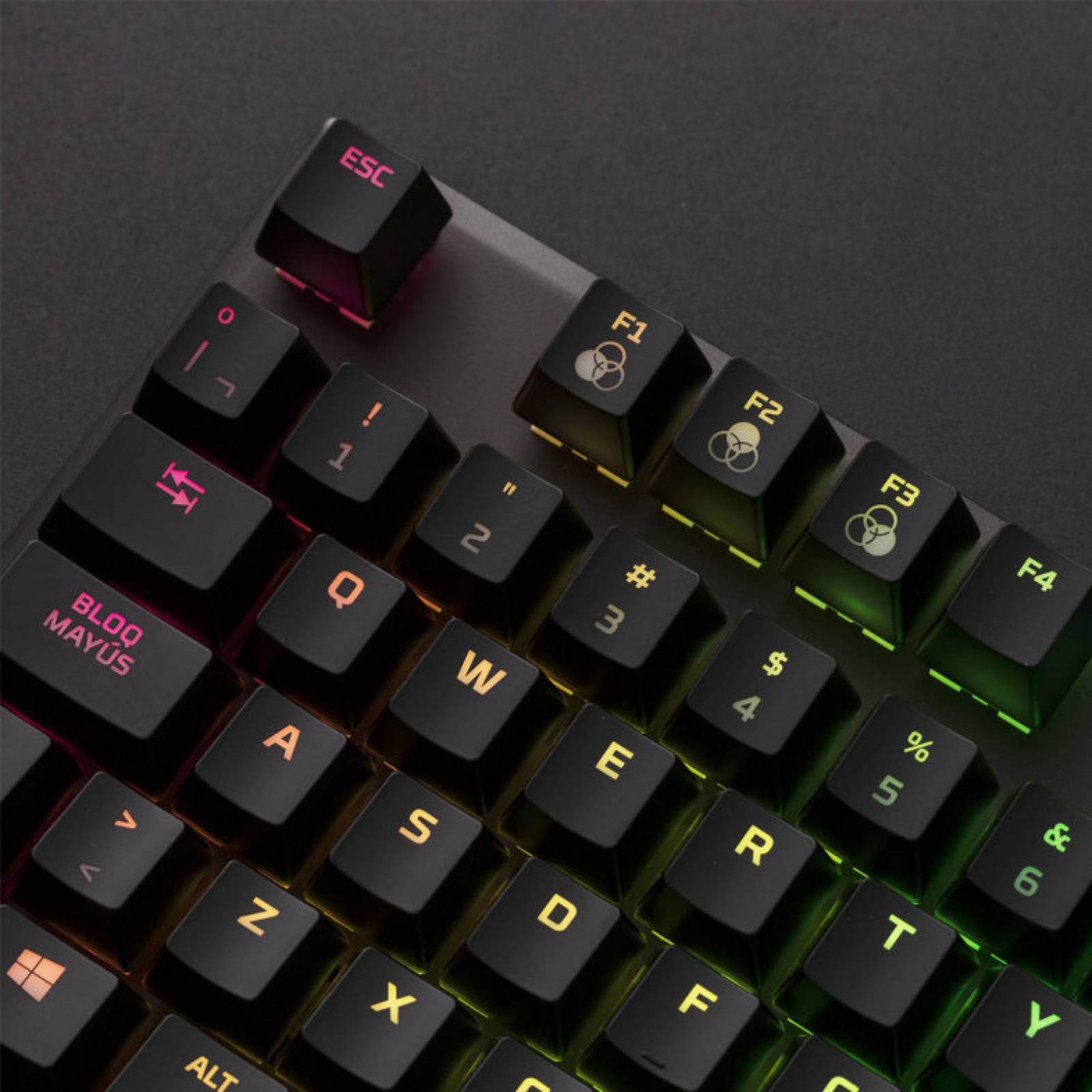 Teclado Mecánico Gaming TGB Led Alloy FPS Silver HyperX