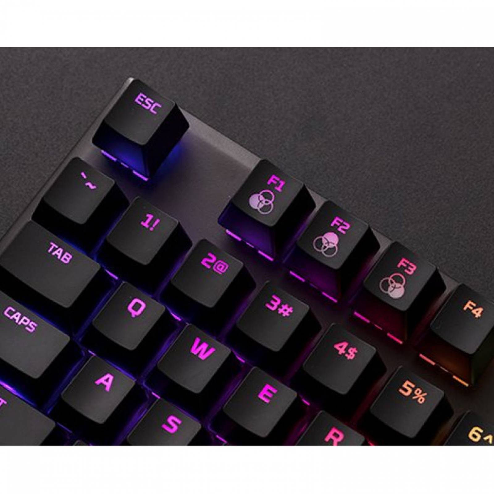 Teclado Mecánico Gaming TGB Led Alloy FPS Silver HyperX