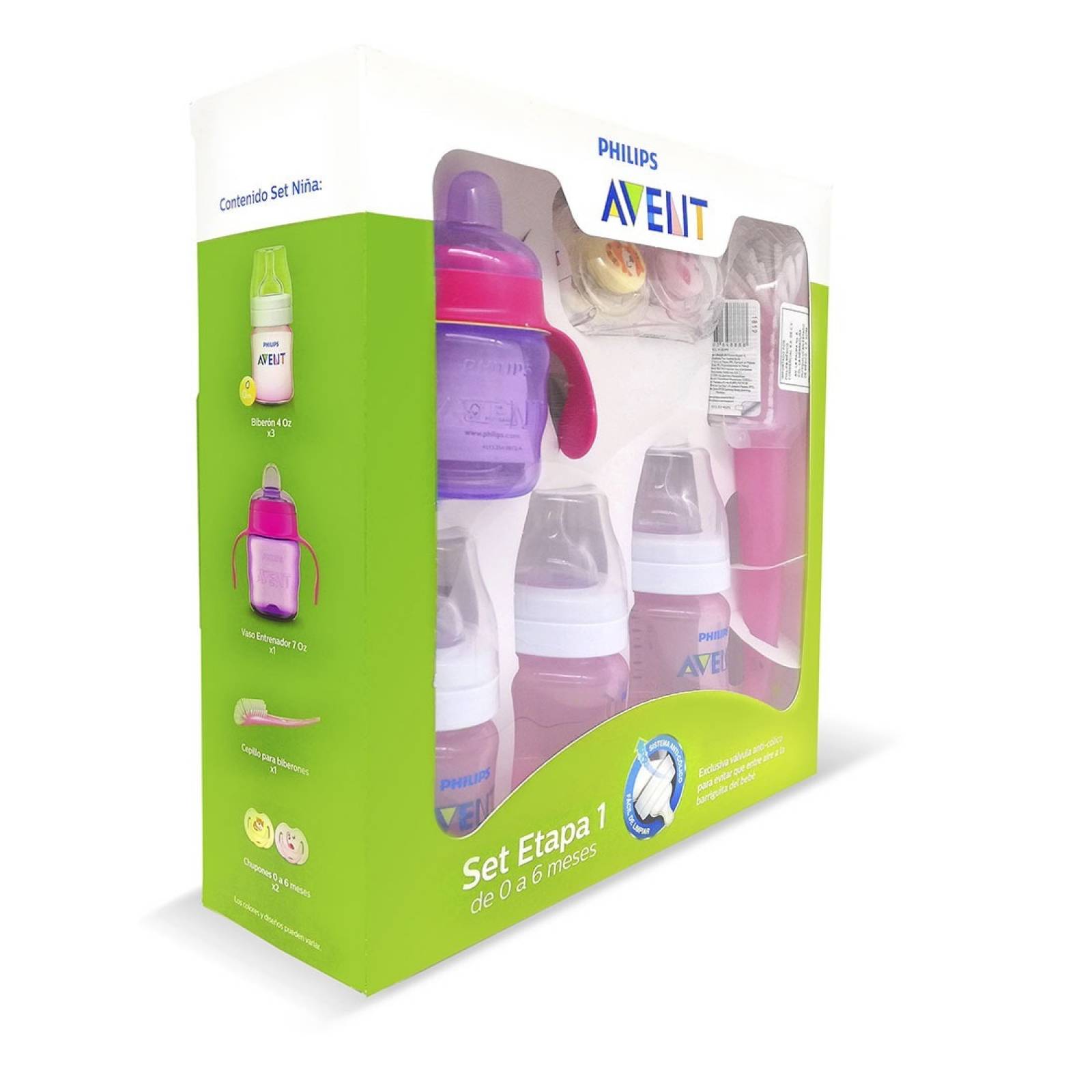 Philips Avent Pack Biberones Classic Niña Primera Etapa