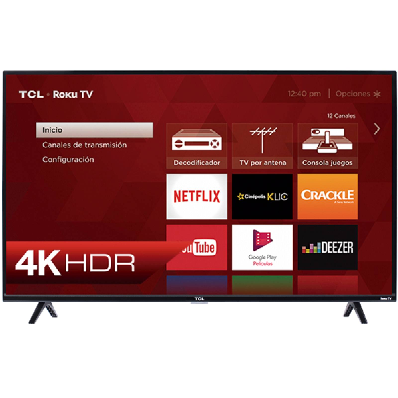 Smart TV 55 TCL 4K UHD Roku TV HDMI USB WIFI 55S425