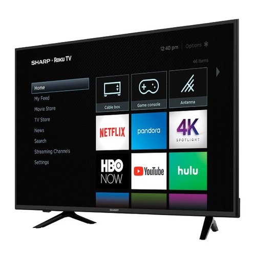 Smart TV 58 Sharp LED 4K UHD HDR Roku LC-58Q7330U - Reacondicionado