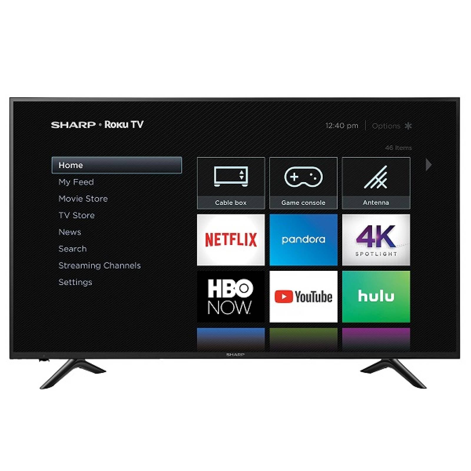 Smart TV 65 Sharp LED 4K UHD Roku LC-65Q7330U - Reacondicionado