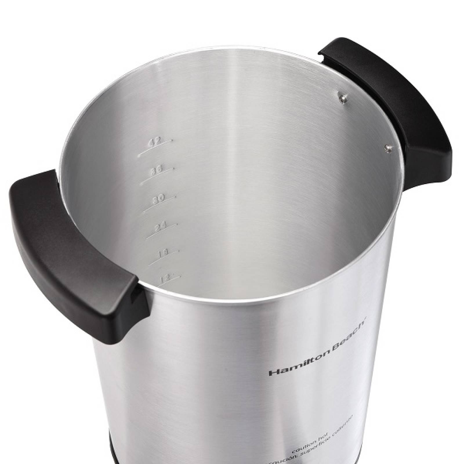 Cafetera Plata Hamilton Beach 45 tazas Dispensador 40515R