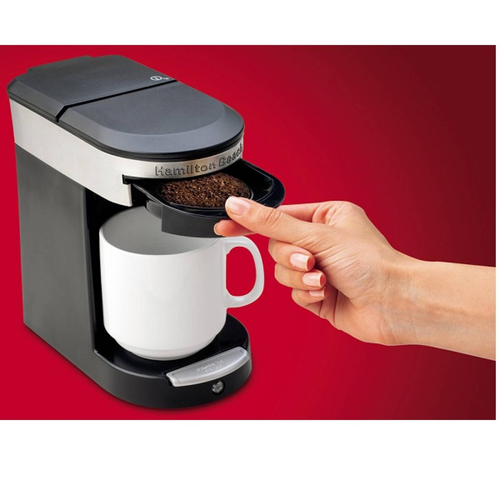 Cafetera Negra Hamilton Beach 12 oz Filtro 49970-MX