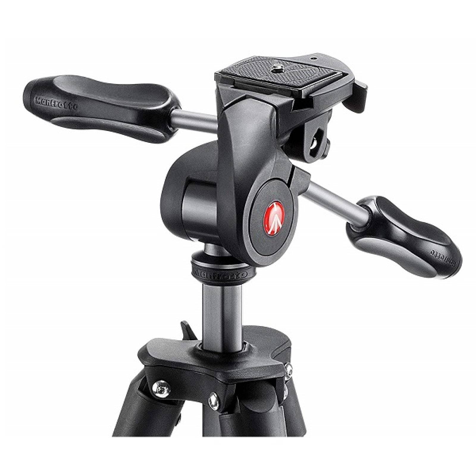 Tripie Manfrotto Cabeza Compact Advanced 3 movimientos Ngro