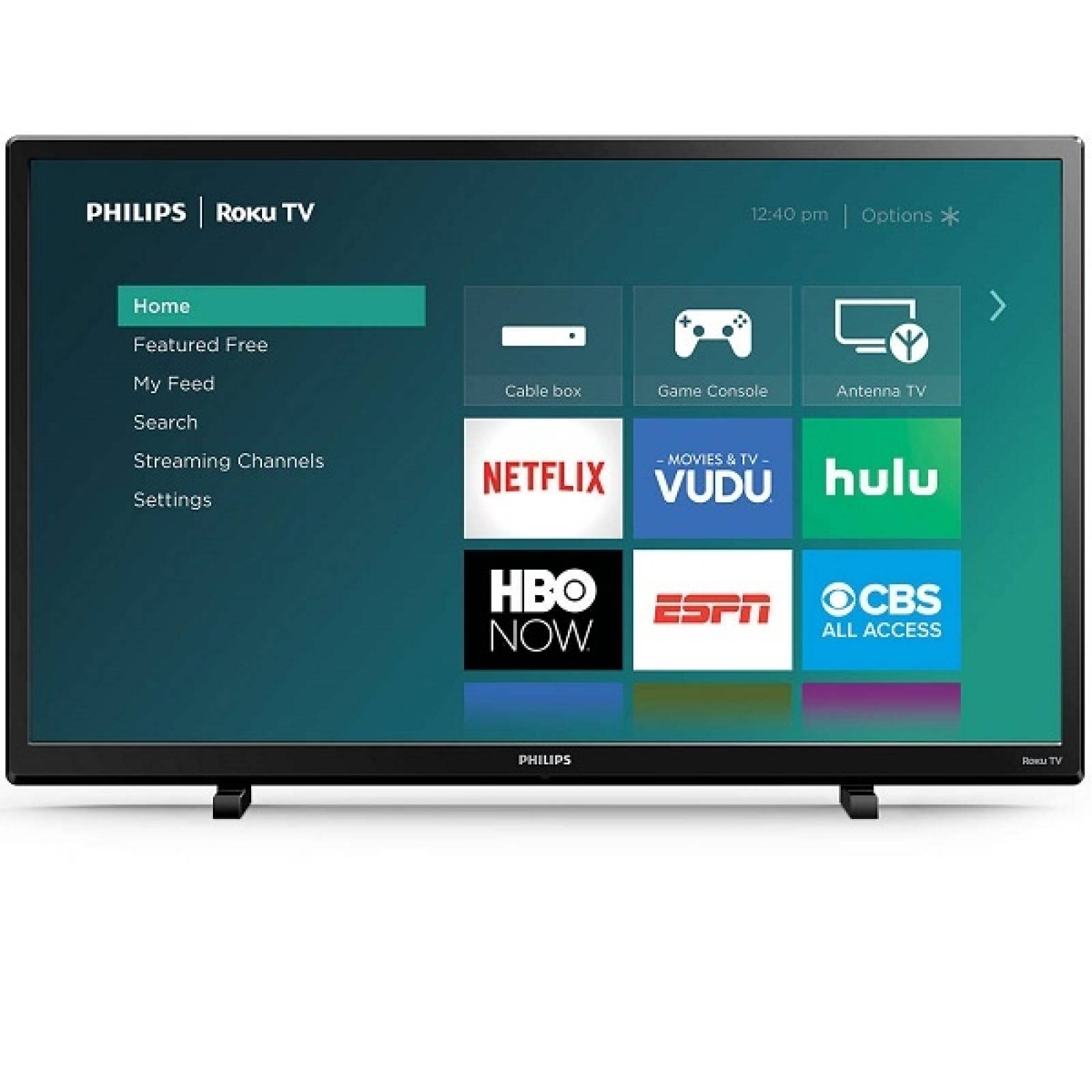 Smart TV Philips 32 Roku LED TV HD 120 PMR 32PFL4664/F7 Reacondicionado