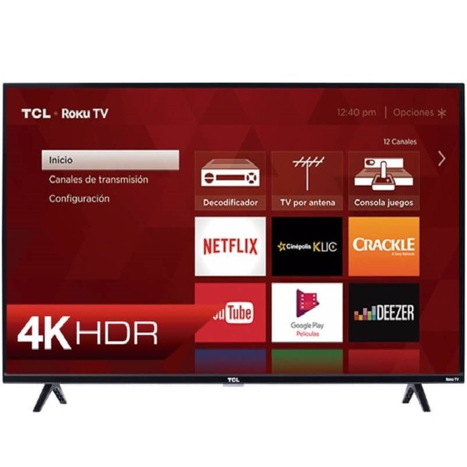 Smart TV 43 TCL LED 4K UHD HDR Roku TV 43S425-MX