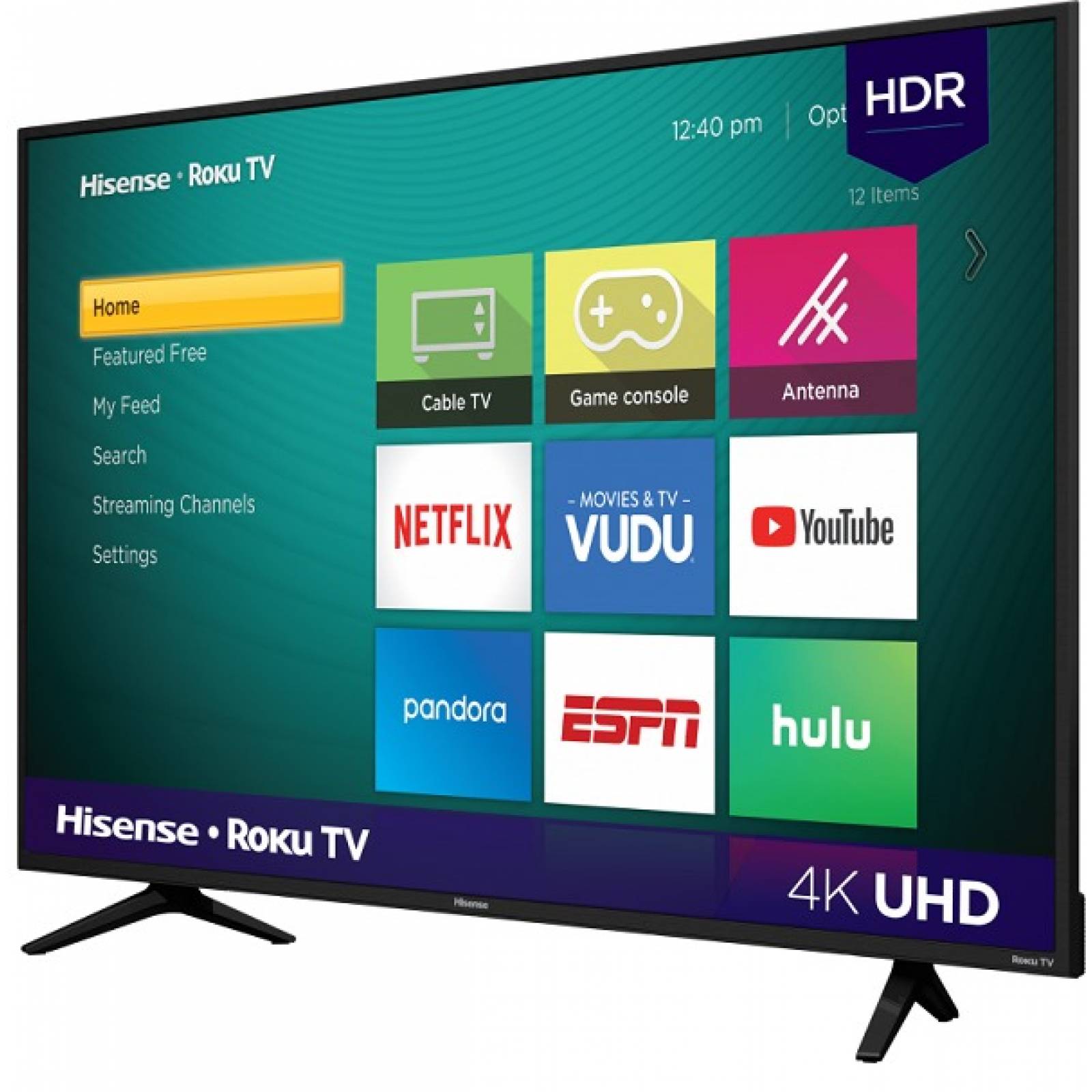 Smart TV Hisense 60 4K UHD Smart TV HDR Roku TV 60R6E - Reacondicionado