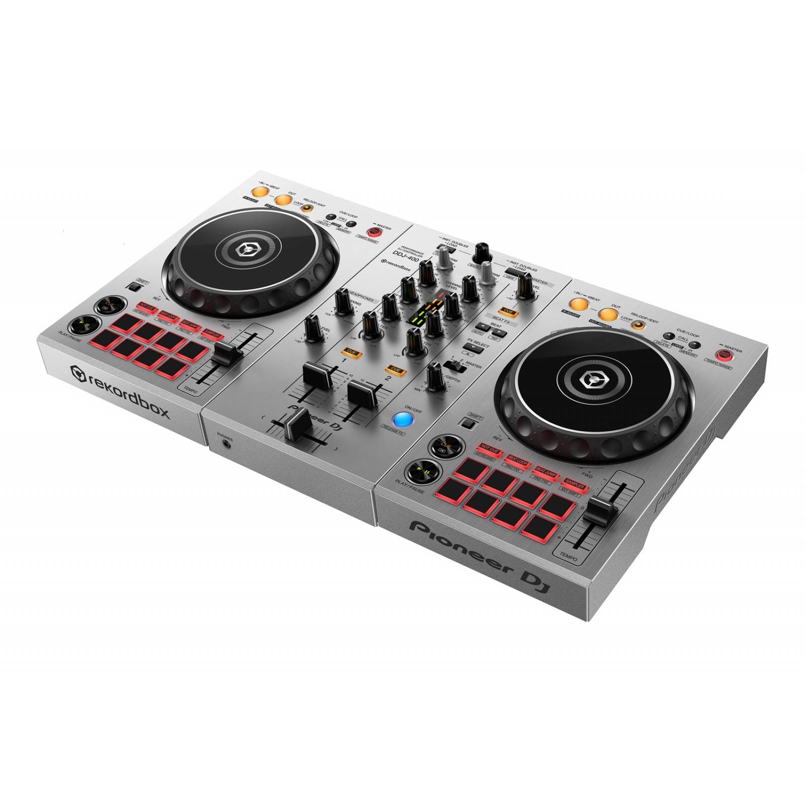 Controladora DJ Pioneer Plata 2 canales rekordbox DDJ-400