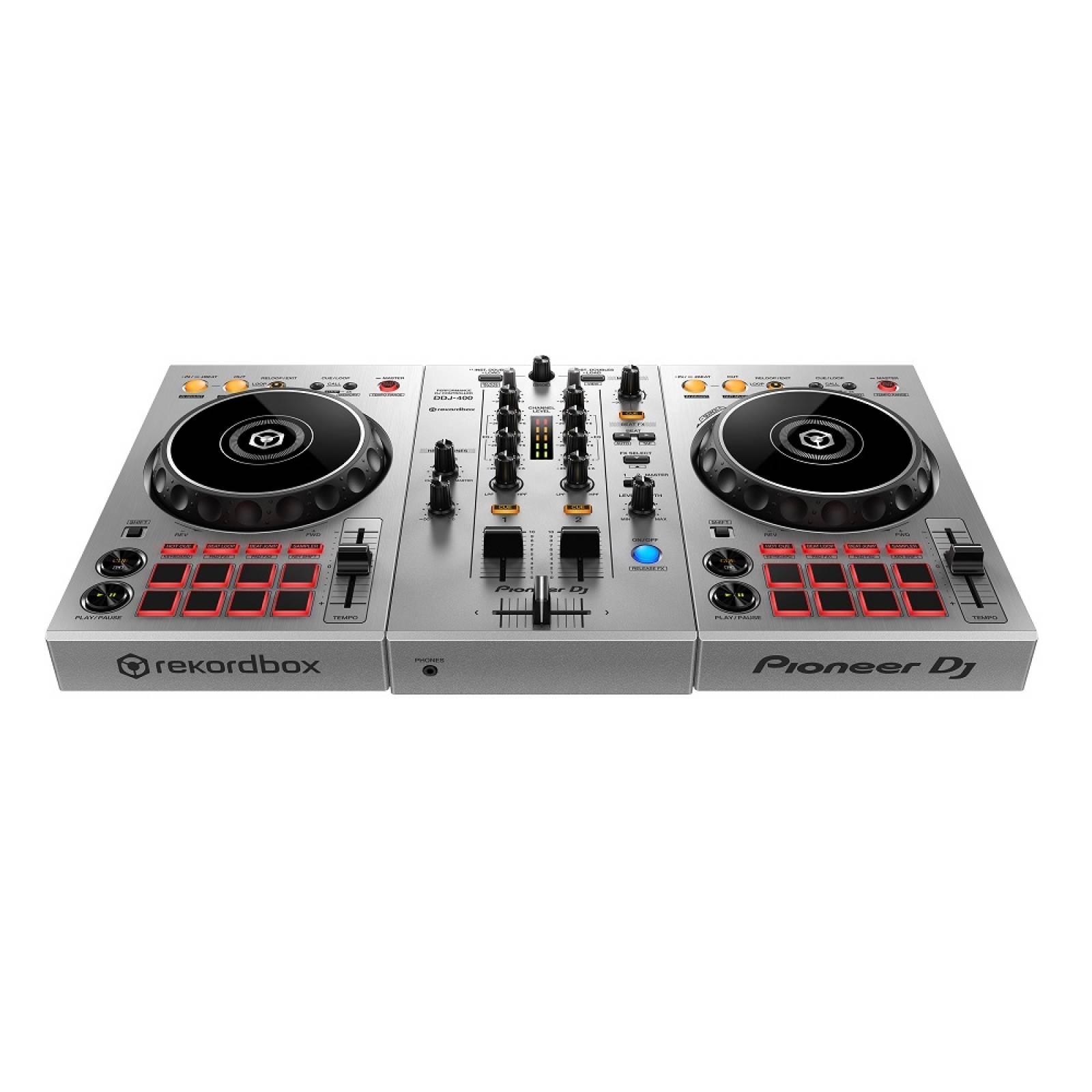Controladora DJ Pioneer Plata 2 canales rekordbox DDJ-400