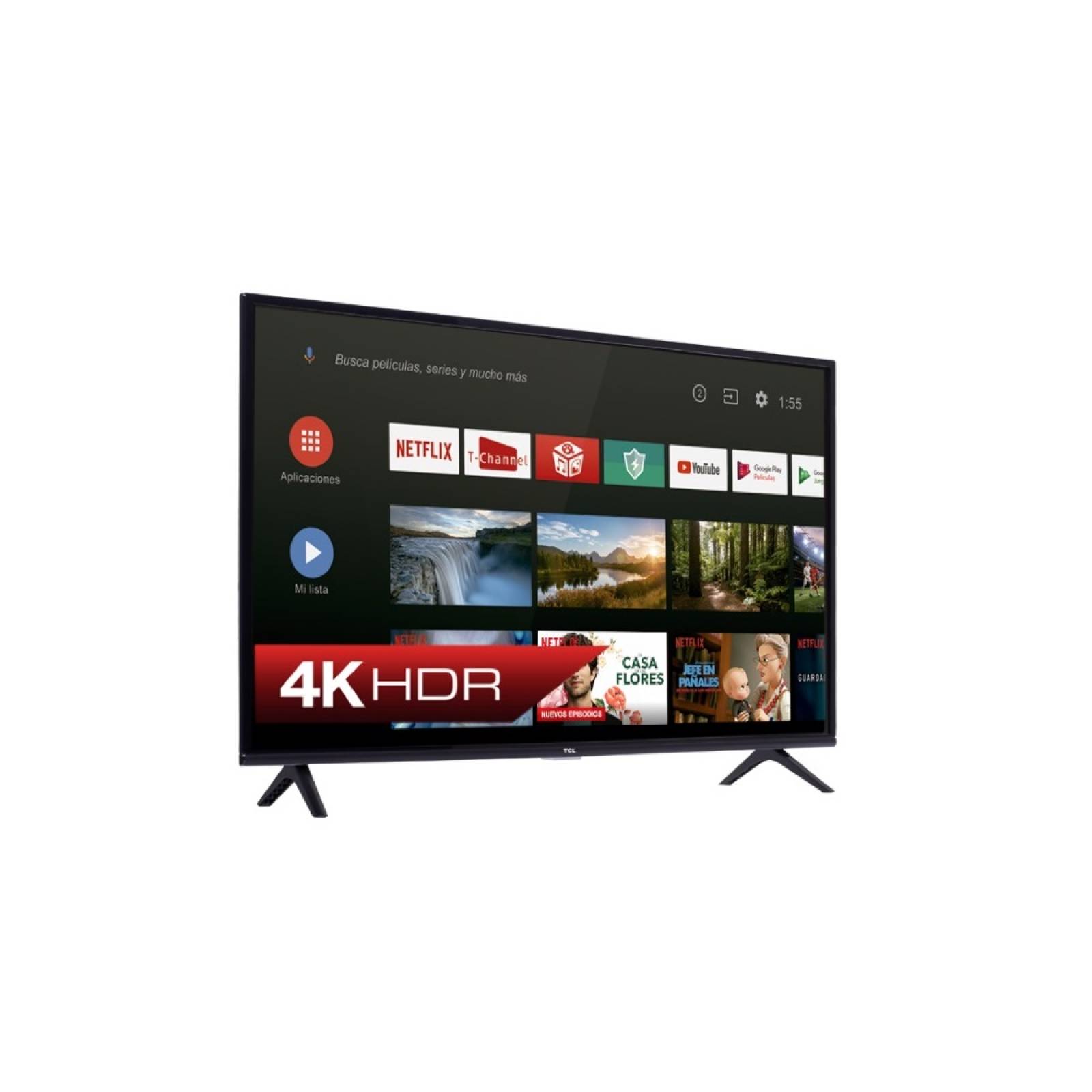 Smart TV TCL 55 Android TV 4K UHD HDR10 Microdimming 55A423