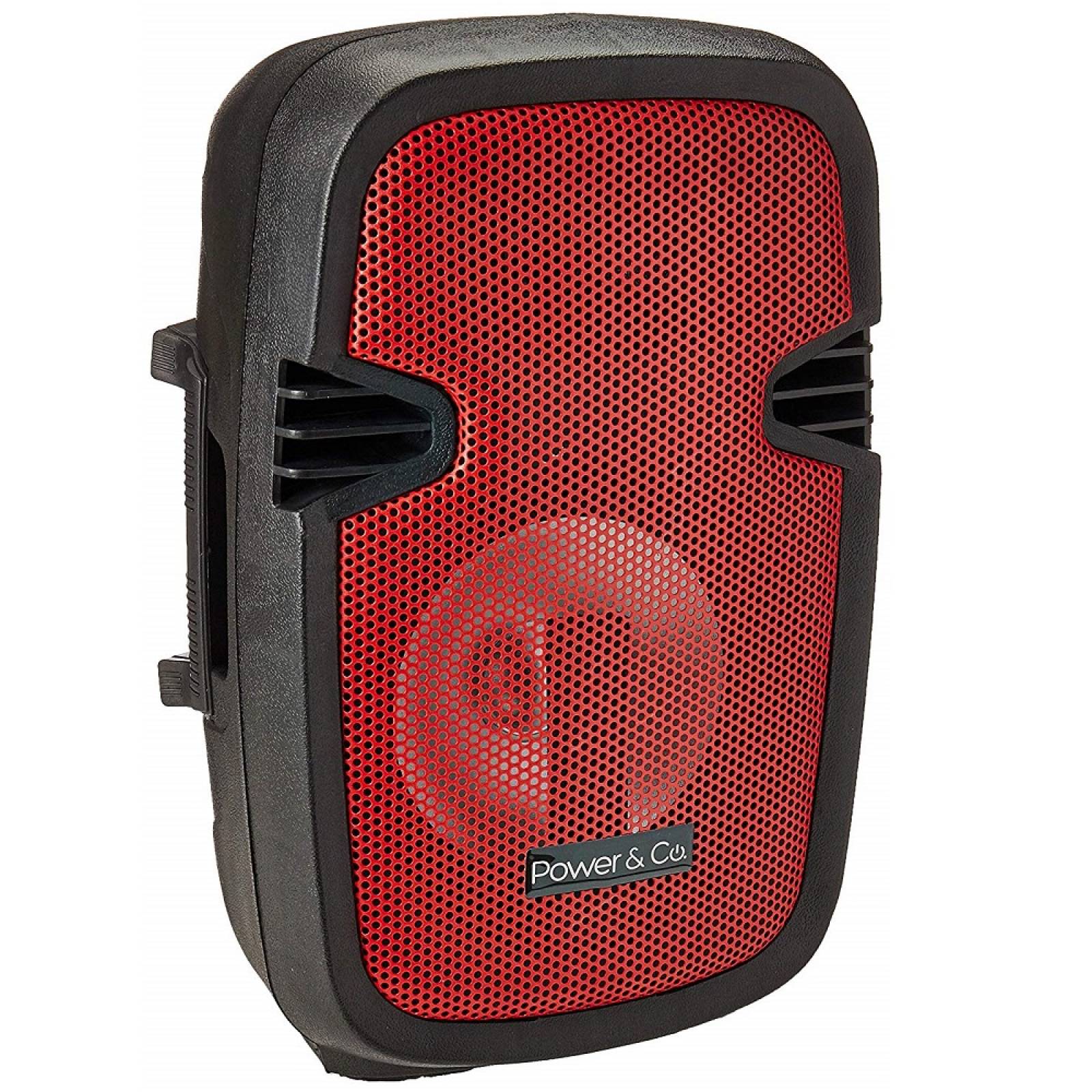 Bocina Power Co XP-8000RD 4200 W Rojo Bluetooth