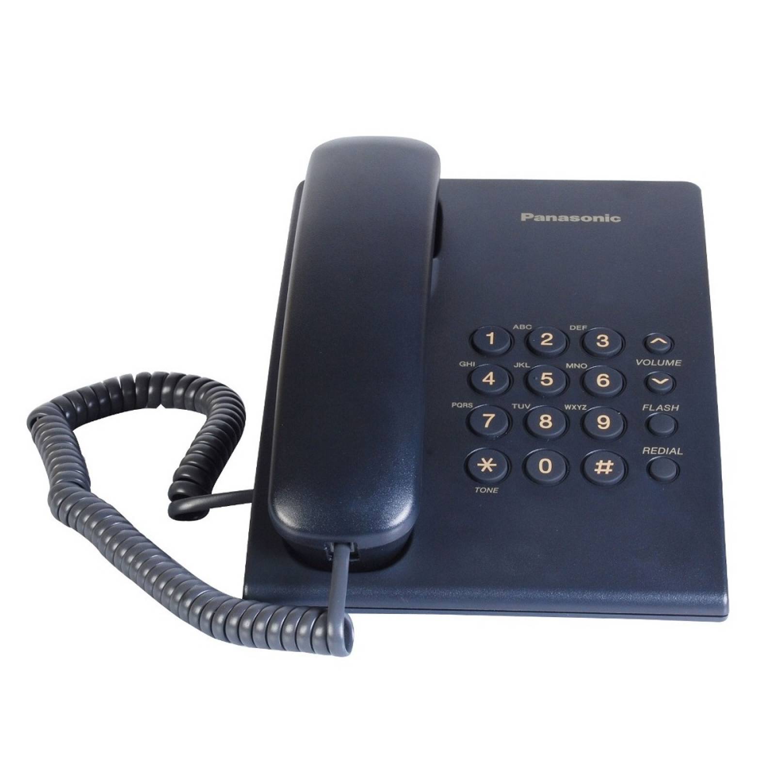 Teléfono analógico PANASONIC Alambrico KX-TS500MEB