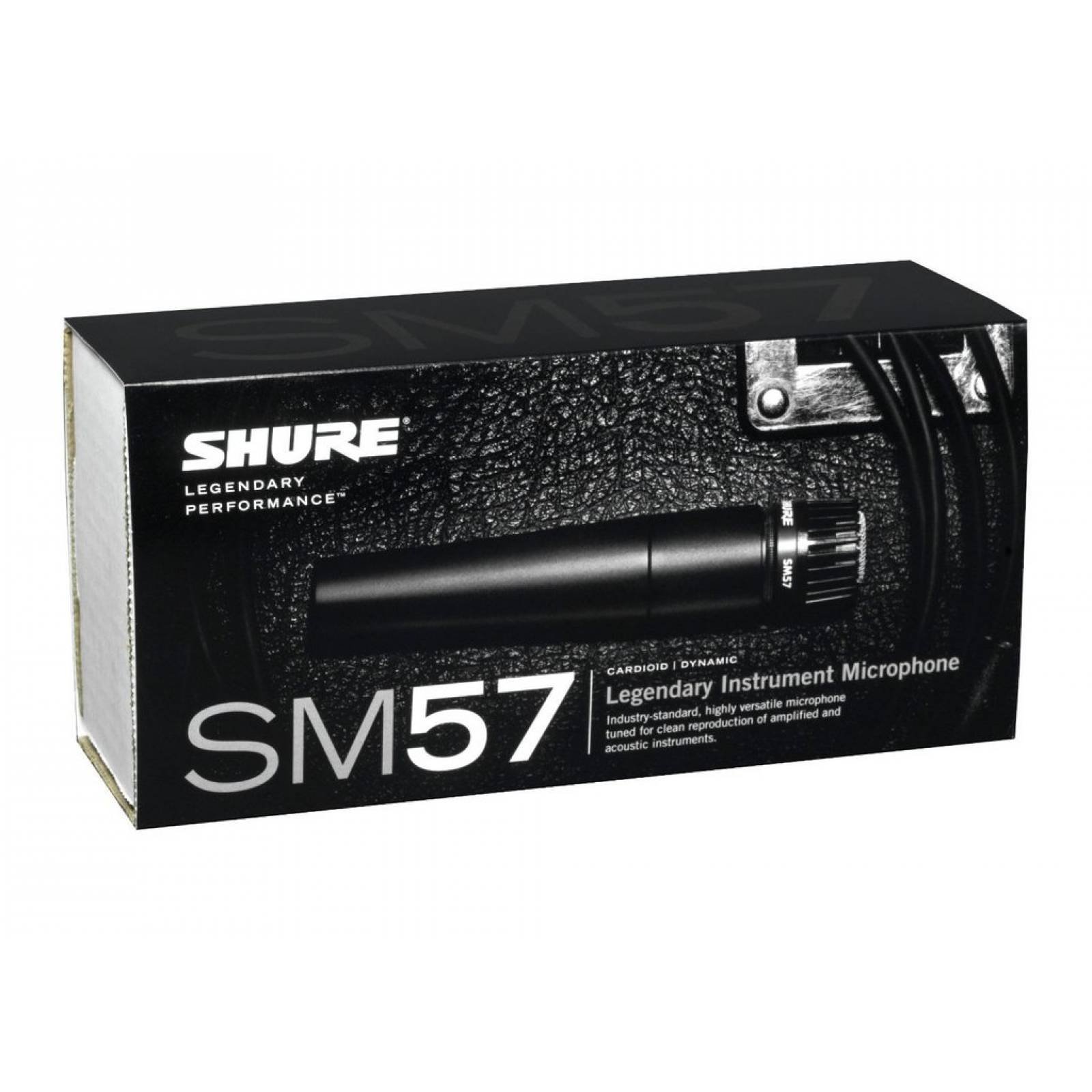 MicrÃ³fono profesional Shure para instrumentos  y voz SM57-LC