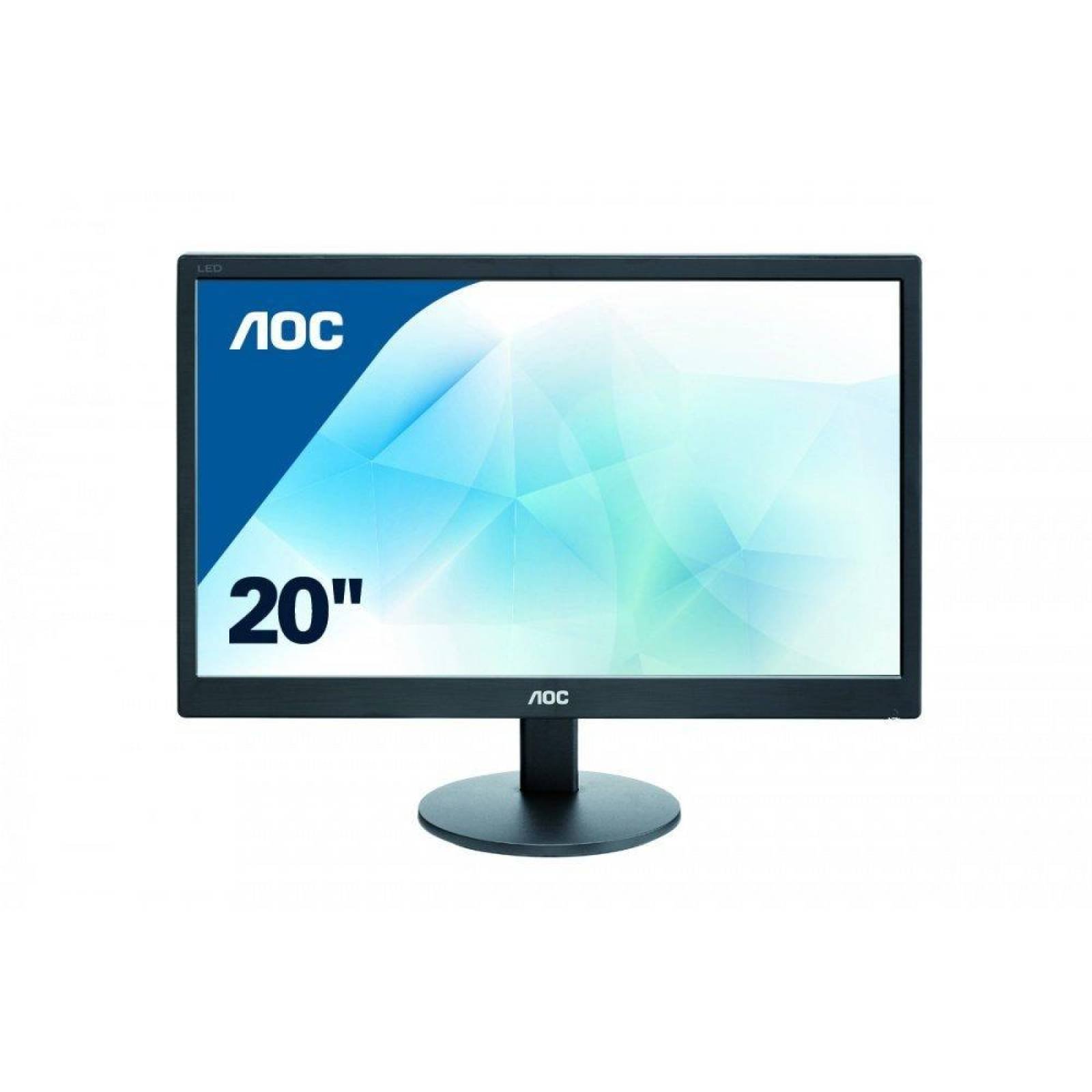 Monitor AOC 19.5 HD negro HDMI 1.4 VGA E2070SWHN