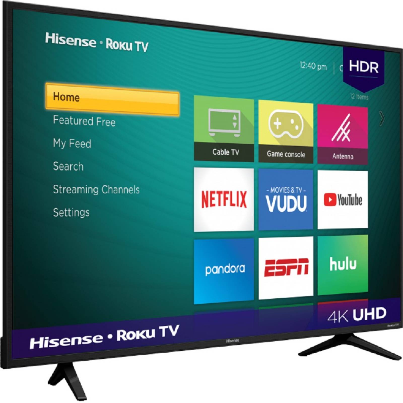 Smart TV 58 Hisense LED Roku TV HDMI 4K upscaler 58R6E - Reacondicionado