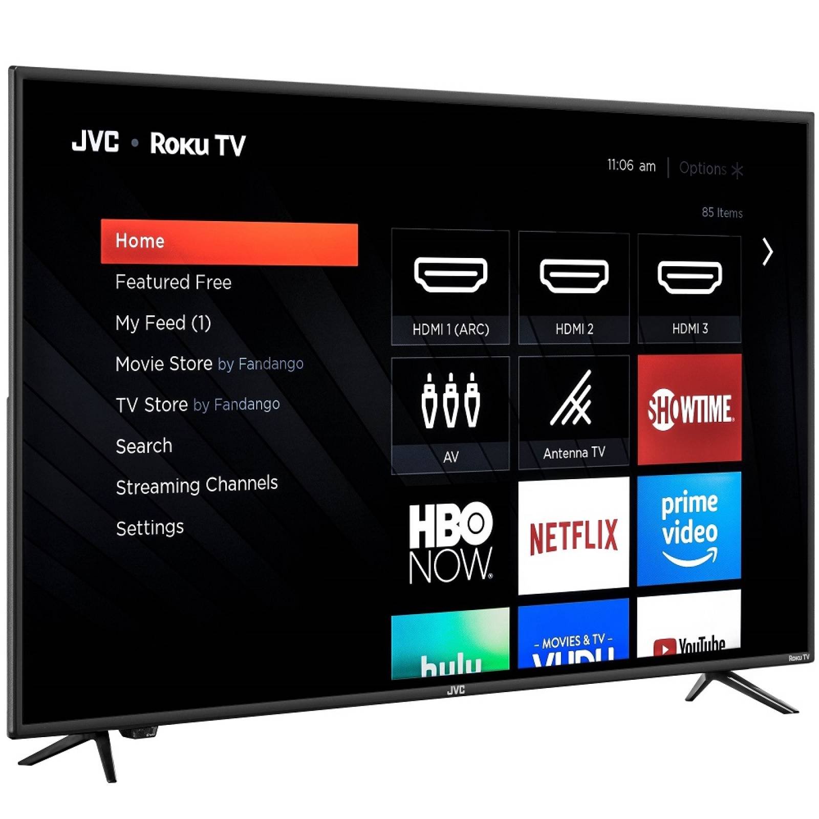 Smart TV JVC 70 4K UHD HDR Roku TV Apps LT-70MAW795