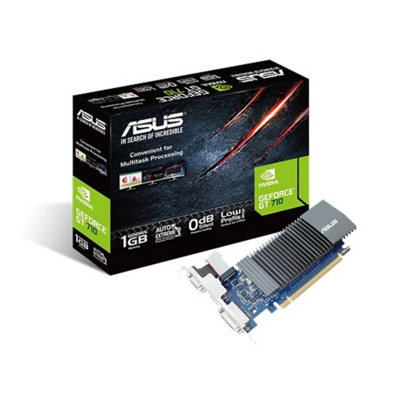 Tarjeta de video Asus Nvidia GeForce GT 710 GDDR5 1GB 32bit