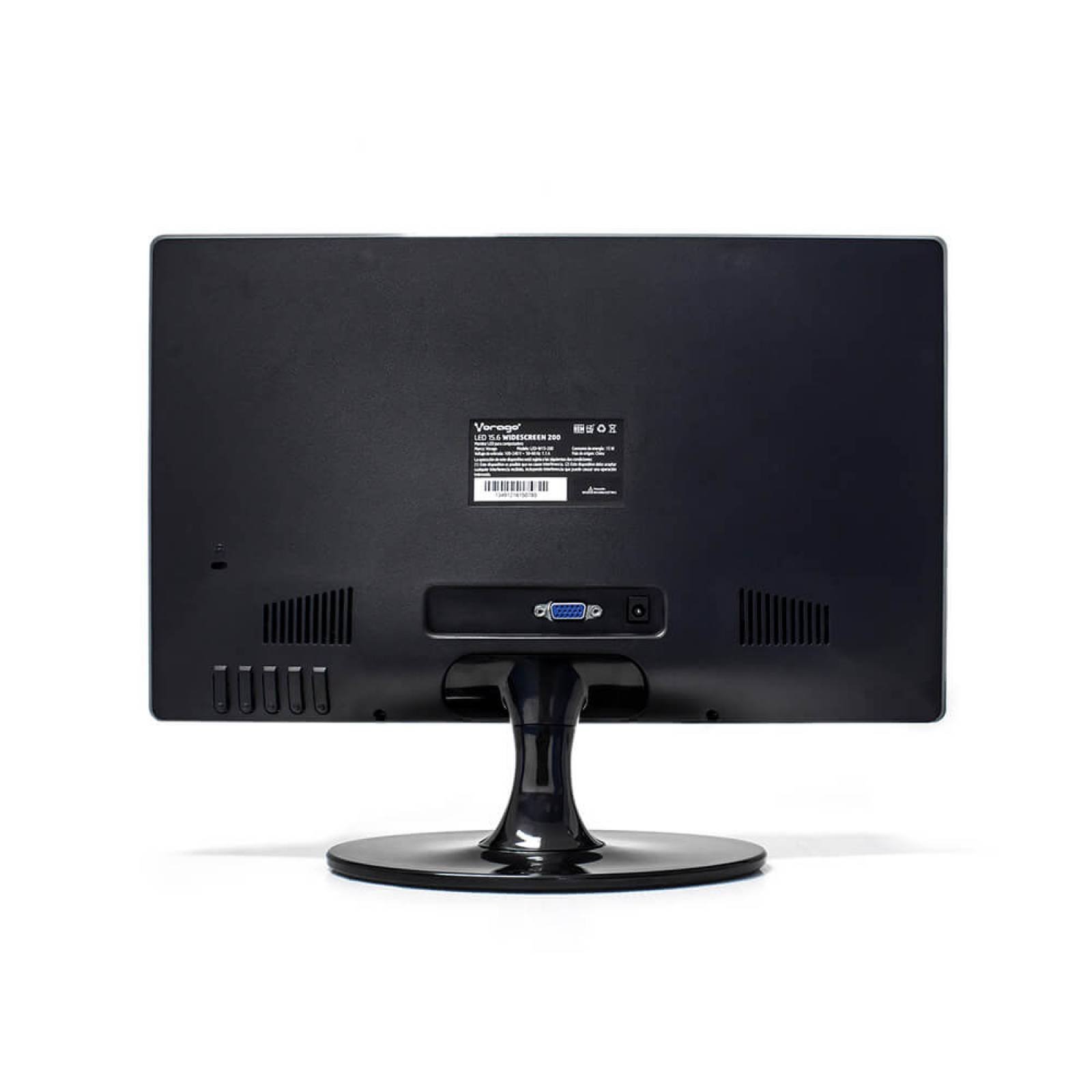 Monitor 15.6 Vorago HD 2ms VGA 1000:1 LED-W15-200