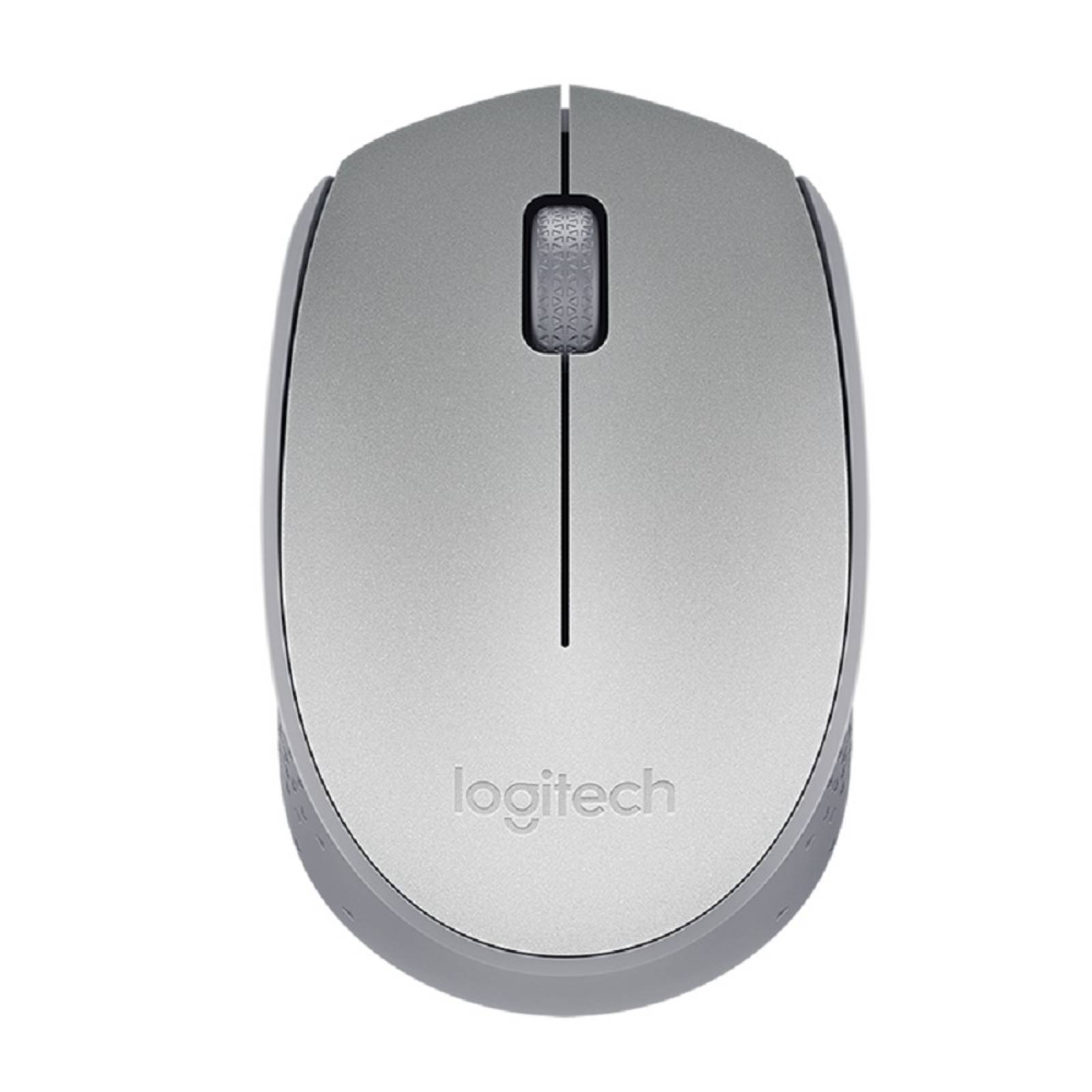 Mouse Gris Logitech 3 botones inalÃ¡mbrico 2,4 910-004940