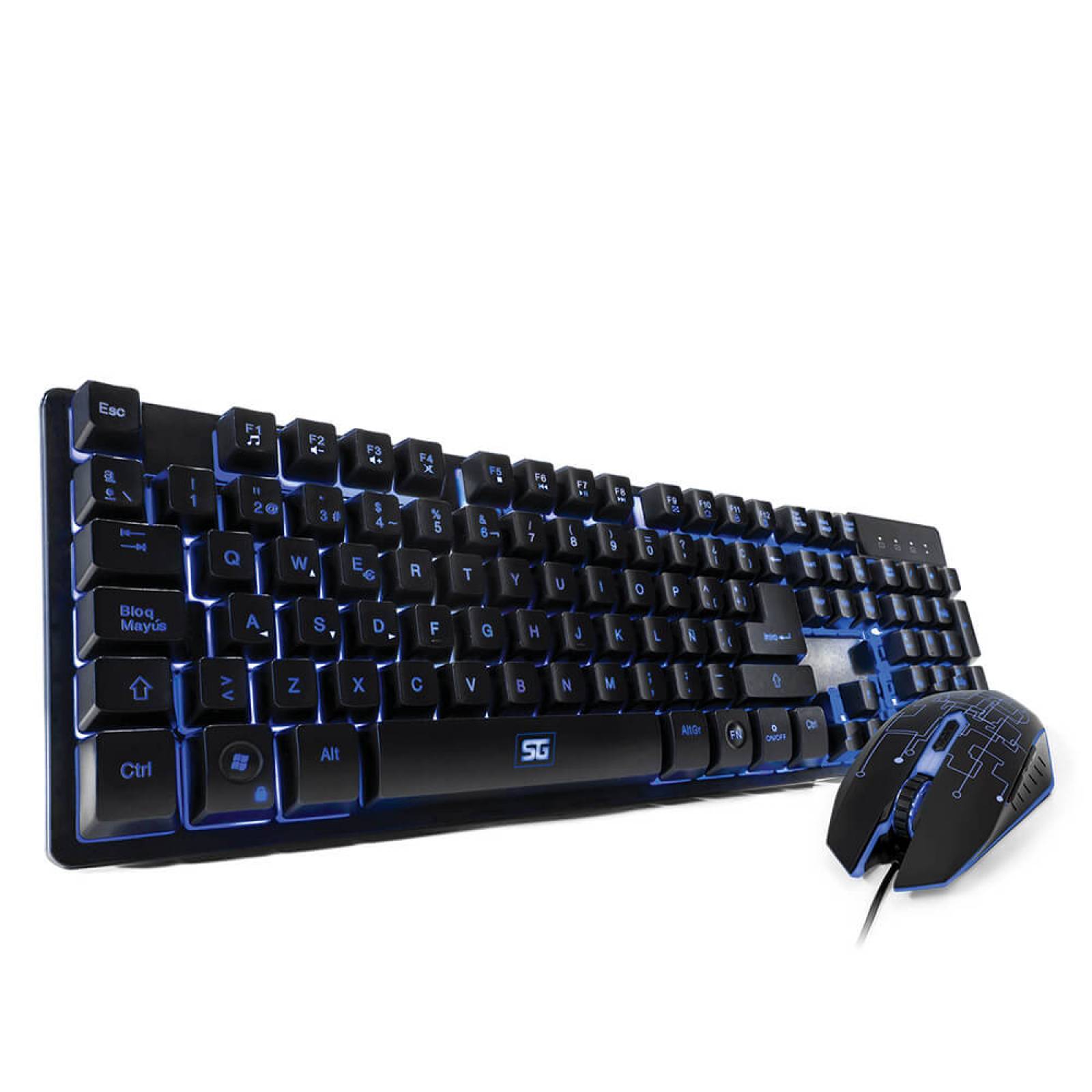 Kit de Teclado y Mouse Gaming VORAGO USB Alámbrico KM-500